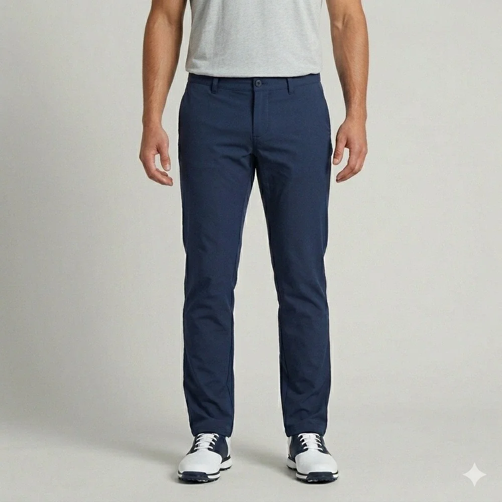 Adidas IW0200 Performance Golf Pants Men's Size 32x32‎ Navy Blue Stretch EUC